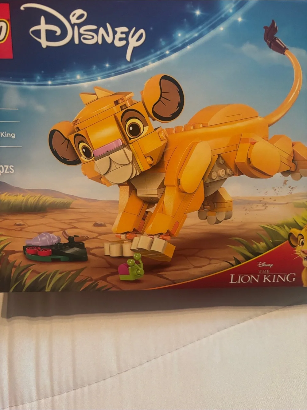 Lego Disney Simba Cub Building Set - Yellow & Tan